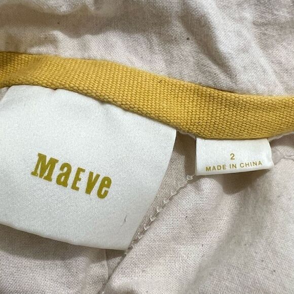 Maeve Yellow Corduroy Yellow Pencil Skirt - Picture 5 of 6